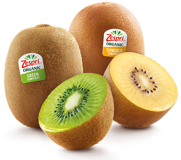 Zespri Organic Kiwifruit Green and Gold