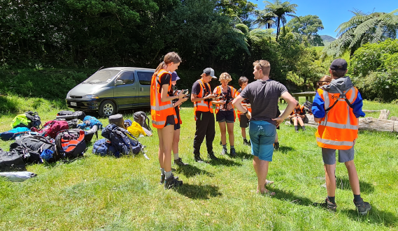 Youth Search and Rescue volunteers