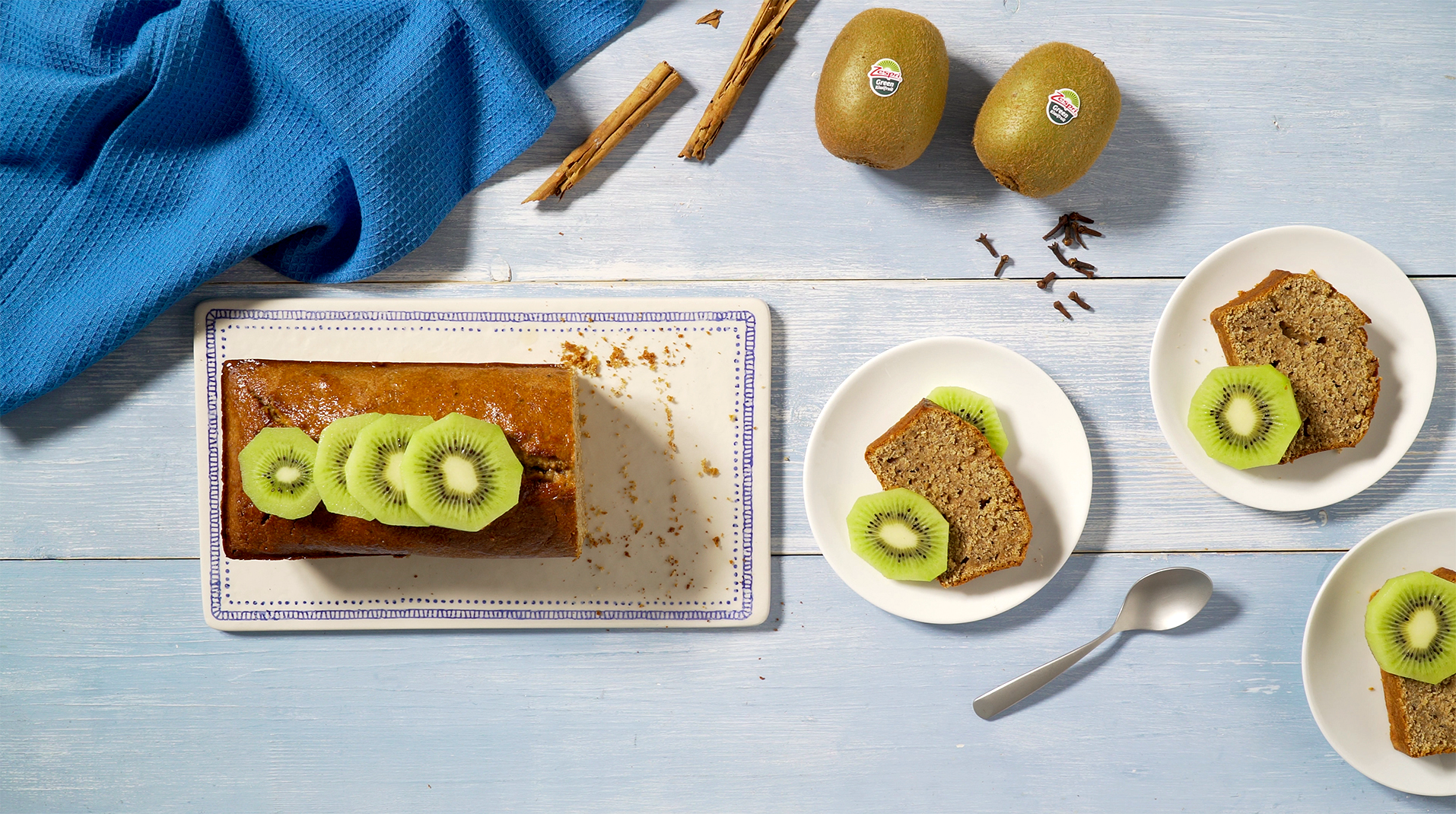 Bizcocho de kiwi Zespri™ Green