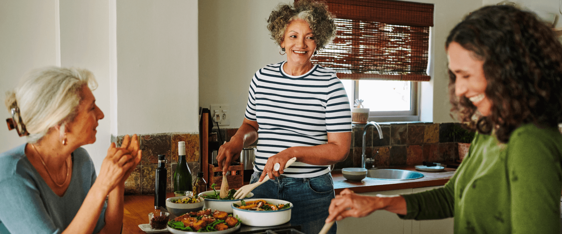 Cuisiner ensemble et savourer des repas frais et sains - Header