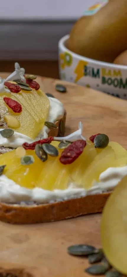 Saviez-vous qu’un kiwi contient 100% des besoins journaliers en vitamine C* ?