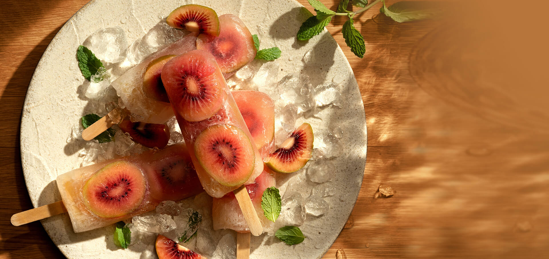 zespri rubyred kiwifruit popsicles