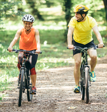 Samen fietsen in de natuur voor meer beweging - Thumbnail