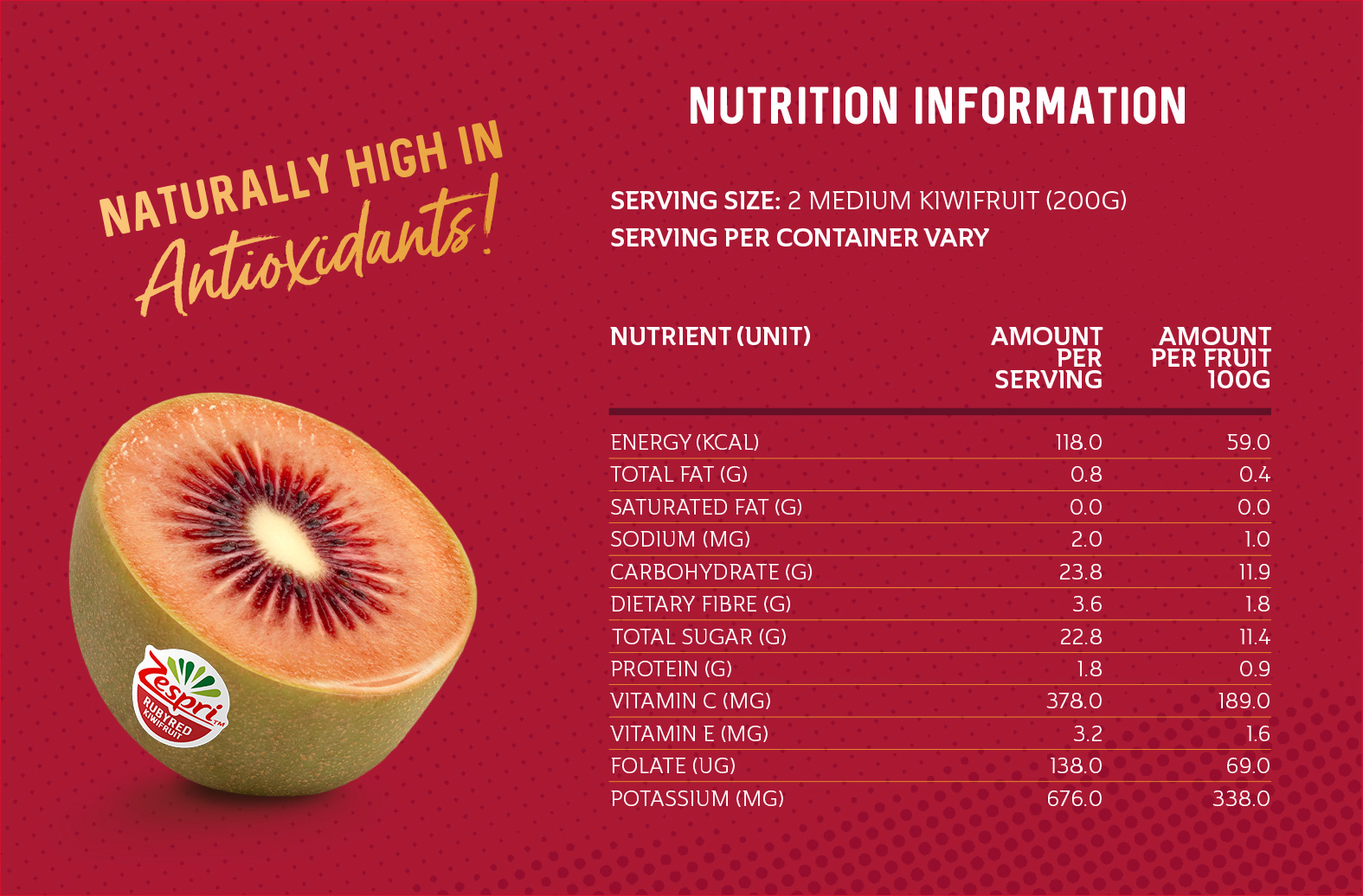 Zespri Kiwifruit Products Zespri Singapore