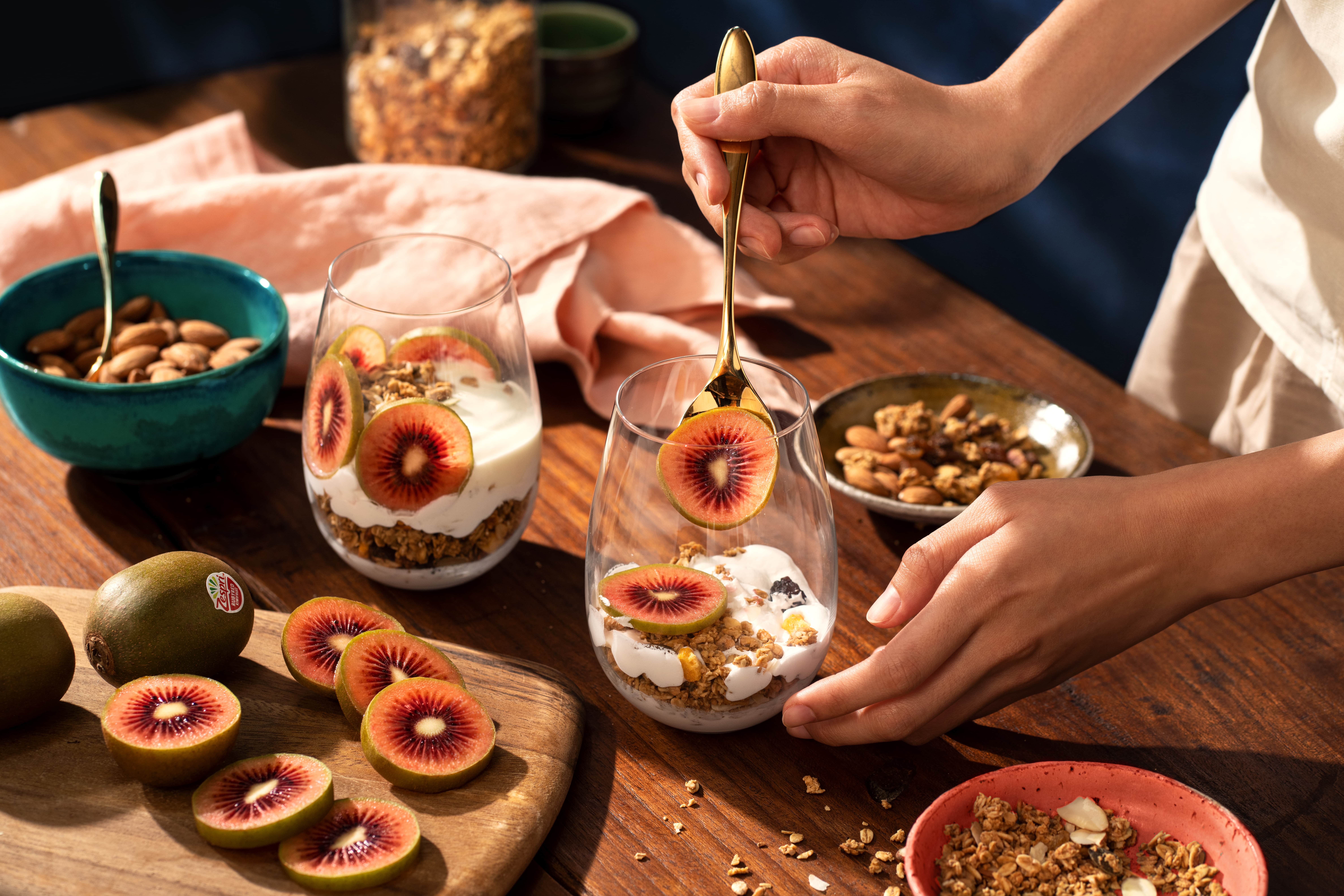 Zespri™ Rubyred™ Yogurt Parfait