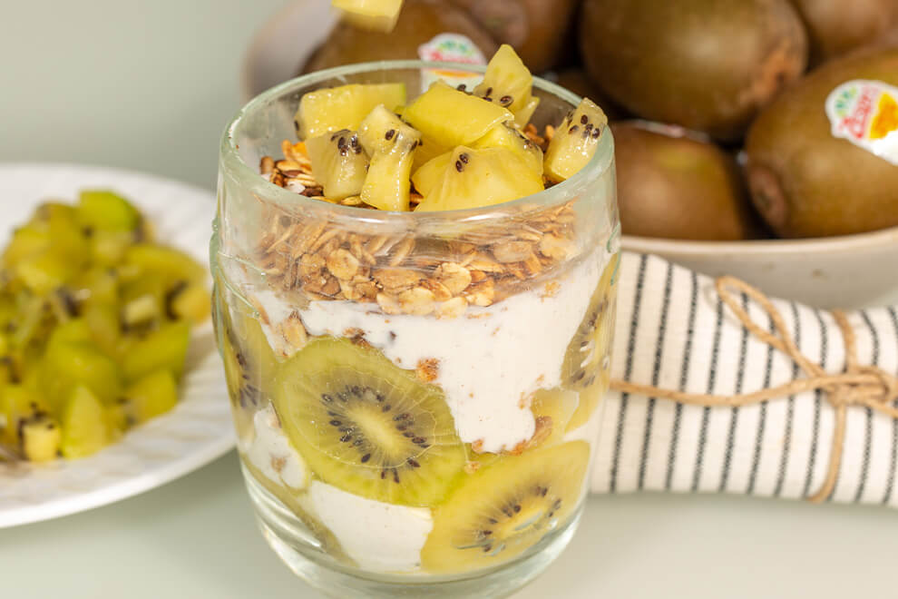 Pre or Post Workout  Zespri™ SunGold™ Kiwifruit Mini Parfait